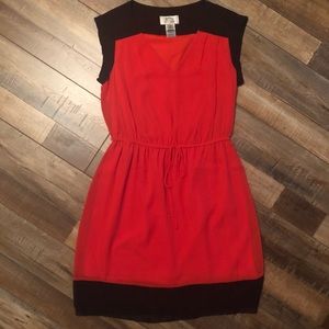 Sweet Storm Coral/Navy Dress